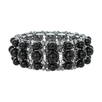 STONE W/PEARL BRACELET